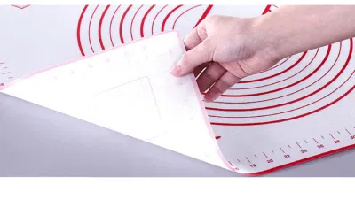 Mateo Non-Stick alfombrilla para hornear pasteles de silicona con la medición - Masa Fondant amasar Mat, alfombrilla para el mostrador, la pasta gruesa estera de rodadura Wbb 17248