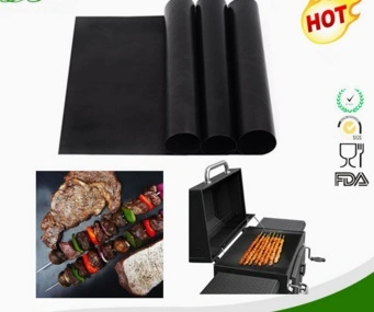 Non-Sti&amp;simg; K Barbacoa Horno de cocción de la alfombrilla de revestimiento de PTFE Hoja