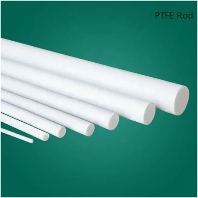 Varilla de PTFE puro 100% resistente a la corrosión y a altas temperaturas para Venta