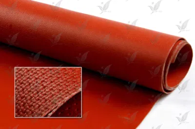  2 telas recubierto de caucho de silicona 3 capas de tejido de fibra de vidrio