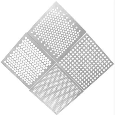 Acero laminado en frío aluminio galvanizado Chapa de metal perforado para altavoz Parrillas
