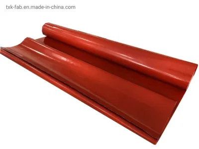 Fibra de vidrio recubierto de silicona resistente al calor con un paño de tela color diferente