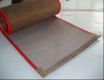 Fibra de vidrio recubiertas de PTFE Malla abierta que se utilizan en la máquina de impresión por transferencia