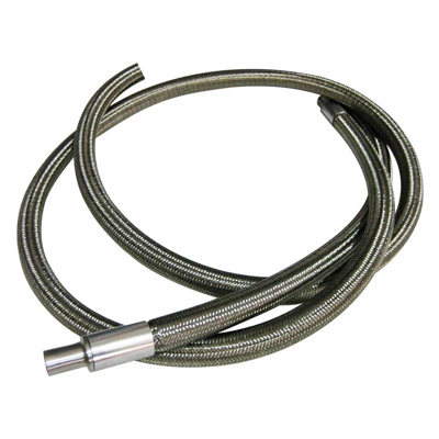 Manguera de PTFE, trenzado de acero inoxidable SS304 Tubo flexible de silicona de tubo de teflón