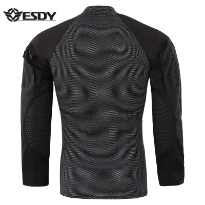 6 colores Caza Trekking Camiseta Camuflaje de manga larga