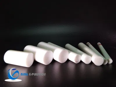 Vástago de PTFE virgen pura Varilla de plástico de la barra de Teflón de plástico suave