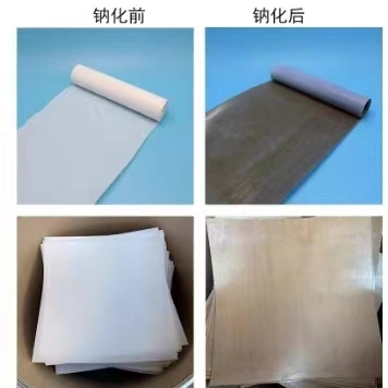 Lámina de PTFE con grabado flexible suave Hoja expandida de PTFE para juntas Cinta expandida