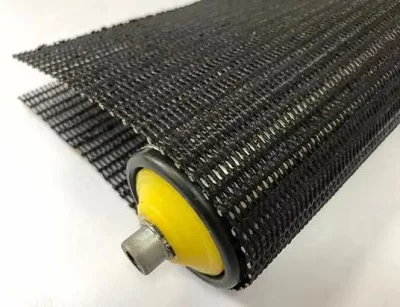 710cm 821 Seamless 2x2mm 54zize PTFE recubierto de malla de fibra de vidrio de la correa transportadora