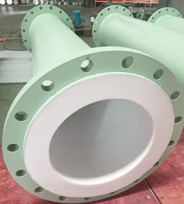 Recubierto de PTFE accesorios de tubería con un precio competitivo revestidos de PTFE Tubo de carrete de acero inoxidable