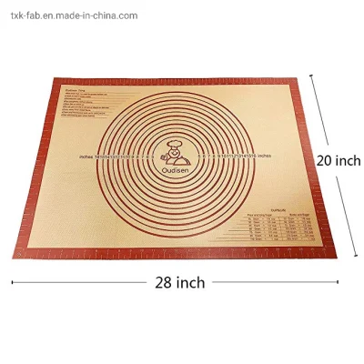 La pastelería de silicona de fibra de vidrio ecológica alfombrilla para el par de pastas