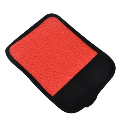 Accesorios de cocina aislamiento térmico de grado alimentario Mitones de silicona para horno Thicken Alfombrilla aislante por calor para cocinar