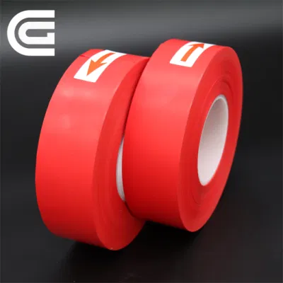 Película de PTFE Skived roja la cinta transportadora que cubre el borde resistente al calor