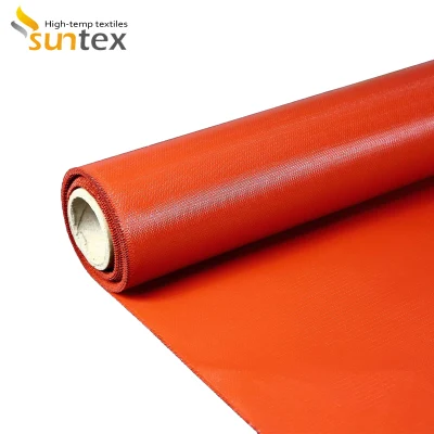 Revestido de caucho de silicona/Vidrio Laminado Un paño de tela