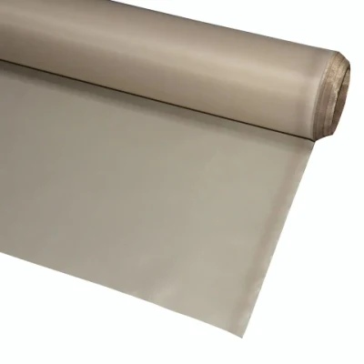 Antiestático negro Hoja de prensa de calor de PTFE telas Telas de fibra de vidrio resistentes al calor de anti-adherente