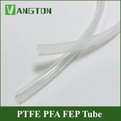 Blanco transparente translúcido de la FEP/PFA/PTFE Tubo extruido