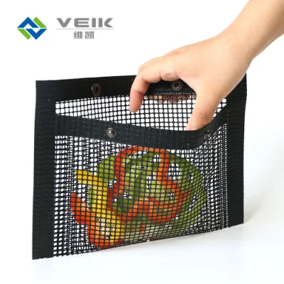 Hoja de malla malla PTFE horno grill camisa bolsa de malla
