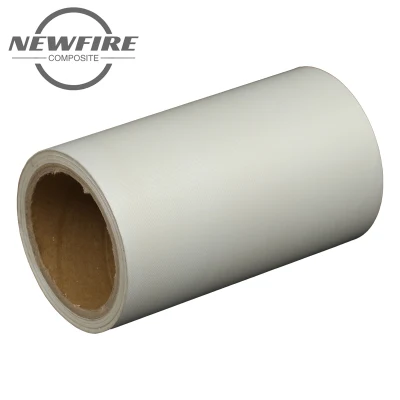 Fabricante PTFE fibra de vidrio Productos de alta calidad impermeable PTFE tejido liso Tela de tela de tela de rollo de fibra de vidrio recubierta de PTFE PTFE de alta calidad Tela recubierta