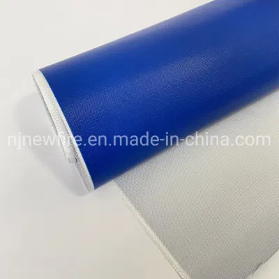 Buen tejido de fibra de vidrio recubierto de goma de silicona resistente a productos químicos y calor, ignífugo. Tela de vidrio E-Glass/C-Glass.
