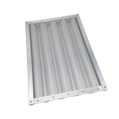 Total de 18 pulgadas de tamaño 26*660*460mm de aluminio bandeja para hornear 5 Ranuras francés pan pan de molde para hornear pan baguette