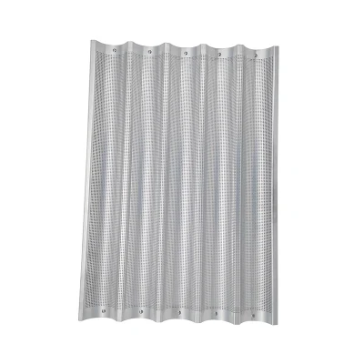 Total de 18 pulgadas de tamaño 26*660*460mm de aluminio bandeja para hornear 5 Ranuras francés pan pan de molde para hornear pan baguette