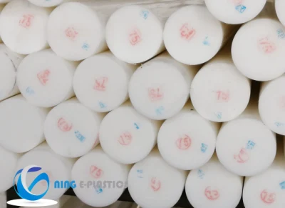 Plásticos PE PVC PTFE PA6 varilla Mc Nylon6 barra redonda Varillas de poliamida