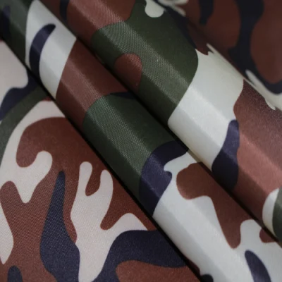 PU recubierto de gramaje extra 3 capas de fusión en caliente laminado E membrana de PTFE estilo militar de tela de camuflaje