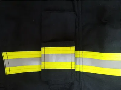Traje de chaqueta de bombero Aramid ropa de bombero lucha contra incendios ropa de seguridad reflectante
