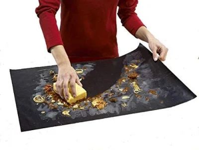 Venta caliente de 0,35 mm recubierto de PTFE Non-Stick Barbacoa Mat