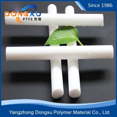 Varilla extruida de PTFE puro Vrigin 100% anticorrosivo