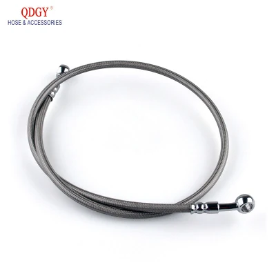 Tusk Front UTV longitud estándar Negro -FITS: Polaris Ranger RZR XP 1000 2014-2019 Teflon PTFE Acero inoxidable freno trenzado cable tubo de montaje de tubería