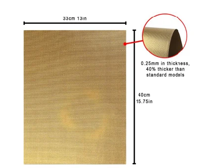 Non Stick Kitchen Ware BBQ Grill Mat BBQ Mat PTFE Parrilla de barbacoa Mat Cooking