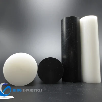 Barras redondas antiestáticas de Delrin de acetal PA6 PU PVC PTFE Varilla POM C de nylon HDPE