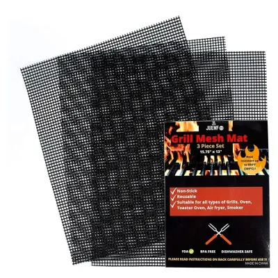 Food Grade Stick no tejido de fibra de vidrio PTFE para barbacoa de malla de cocción Mat
