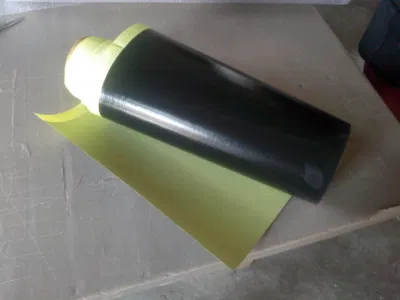 Un solo lado de fibra de vidrio recubiertas de PTFE auto tela adhesiva
