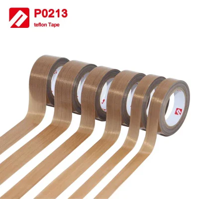  Resistente al calor Anti-Sticky para máquinas de sellado térmico Fibra de vidrio recubierta de PTFE Cinta adhesiva de silicona de tela de vidrio