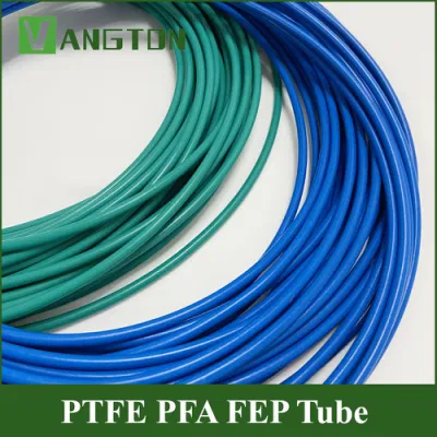 El tubo de pared delgada PFA/FEP/PTFE a tamaño completo