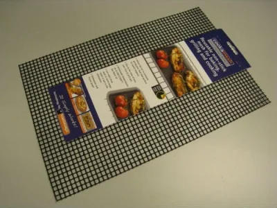 Parrilla de barbacoa Mats Grado de alimento PTFE antiadherente