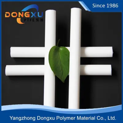 Varilla extruida de PTFE puro Vrigin 100% anticorrosivo