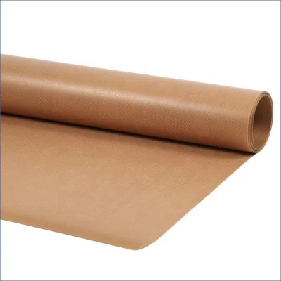 Vidrio recubierto de PTFE con revestimiento de un lado antiestático de alta resistencia a la temperatura Tejido de fibra con 0,23mm Fabricante