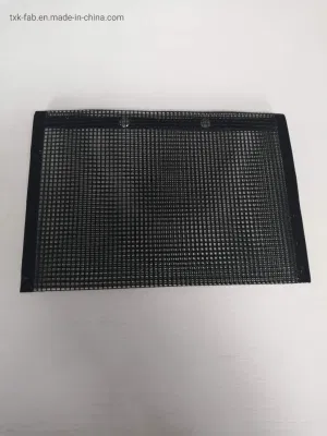 Resistente al calor de PTFE anti-adherente reutilizable Bolsa de rejilla de malla de barbacoa