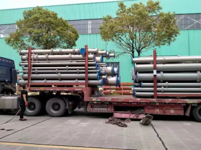 Resistente a la corrosión, resistente al desgaste, PTFE cerámico revestido de acero, Silo, barras de acero, barandillas, acanaladura, Tubo