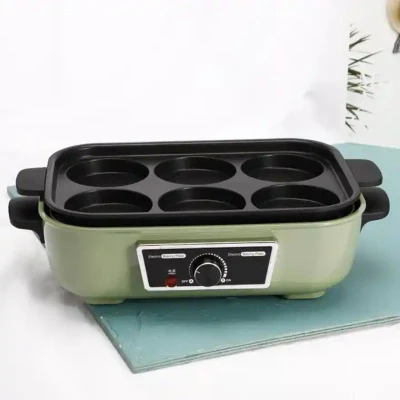 Venta en caliente Multi función de hornear Pan Homehold BBQ Pan no Bandeja de parrilla Eletirc de revestimiento de palillo