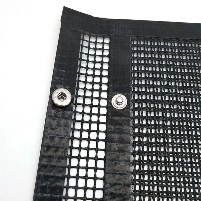 Comida Seguro resistente al calor Non-Stick BBQ malla Grill Bolsa con Rivet