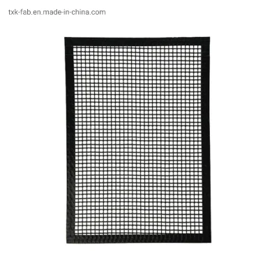 Alimento Seguro resistente al calor PTFE BBQ Grill malla con Aristas