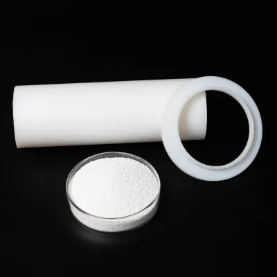 El PTFE granular se utiliza para juntas para sellar el teflón