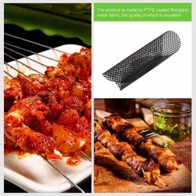 Herramientas para barbacoa Round BBQ Non-Stick Heat Resistant Mesh Grill BBQ Estera