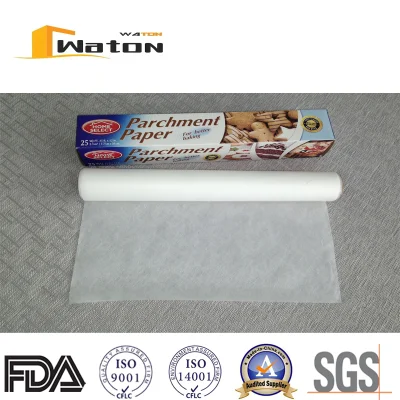 Papel de hornear Revestimiento de silicona de doble cara se utiliza en Kitchens y. Freidoras de aire