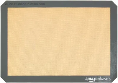 Fibra de vidrio de grado alimentario de silicona de cocina hornear alfombrilla con LFGB