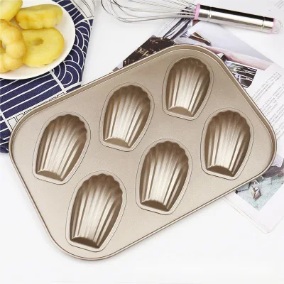 Hogar creativo 6 taza Non-Stick Muffin molde para hornear