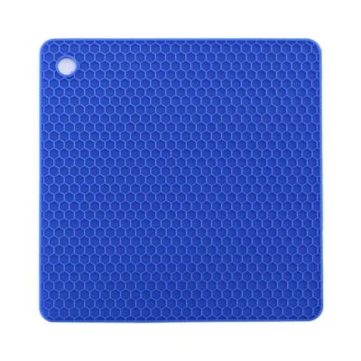 Alfombrilla de panal de silicona Placemat cuadrada almohadilla de aislamiento térmico Horno antical Mat Esg15677